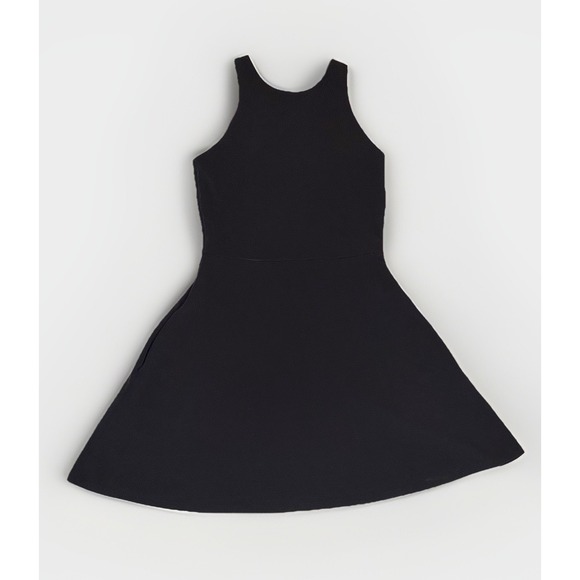 Athleta Conscious Dress Black Women's XS A-Line with Pockets LBD - Picture 3 of 12